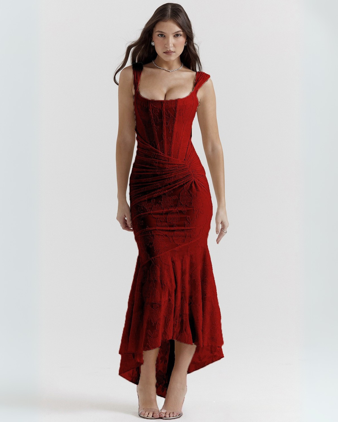 Valeria | vestido elegante de cintura alta