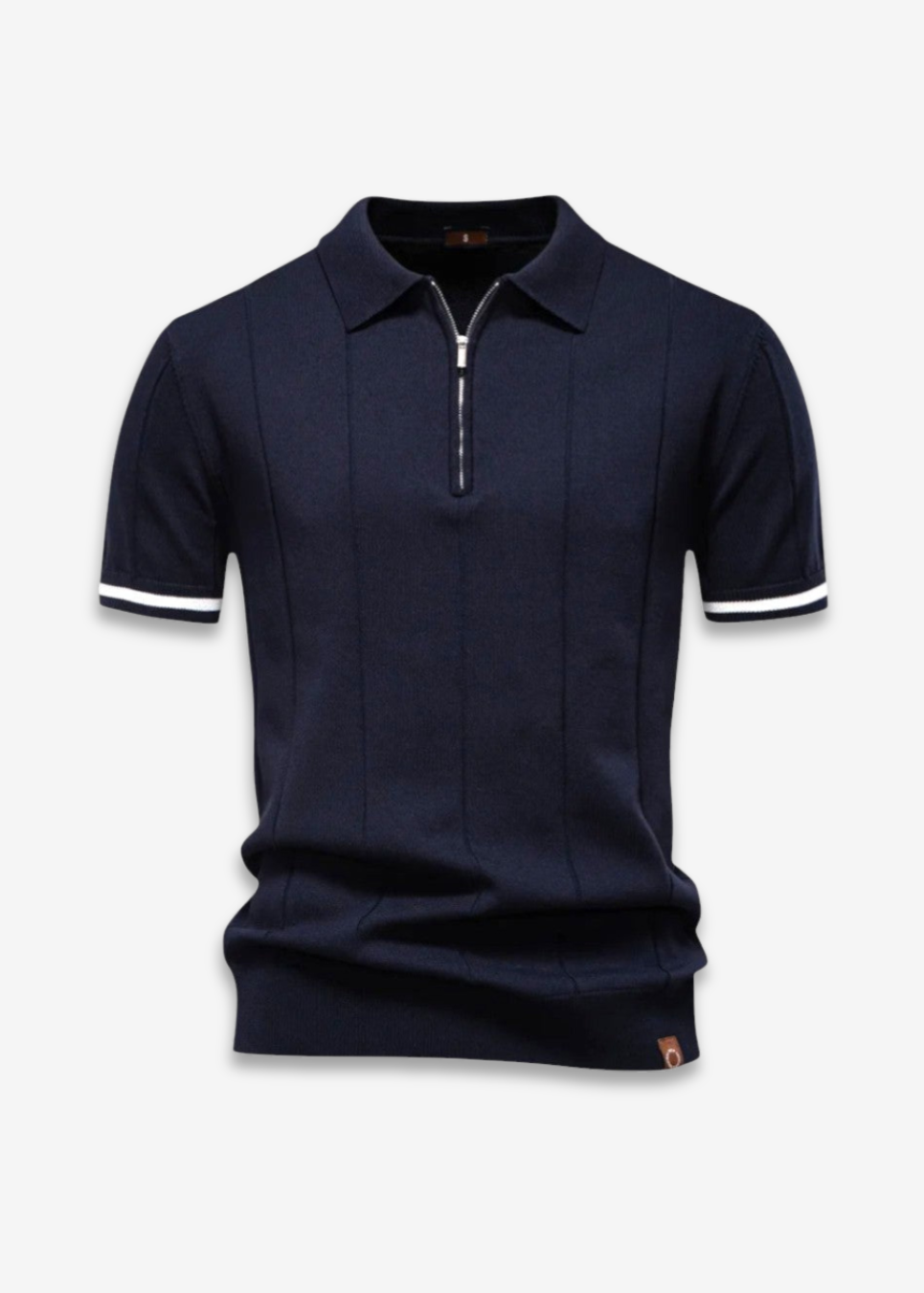 Polo con cremallera