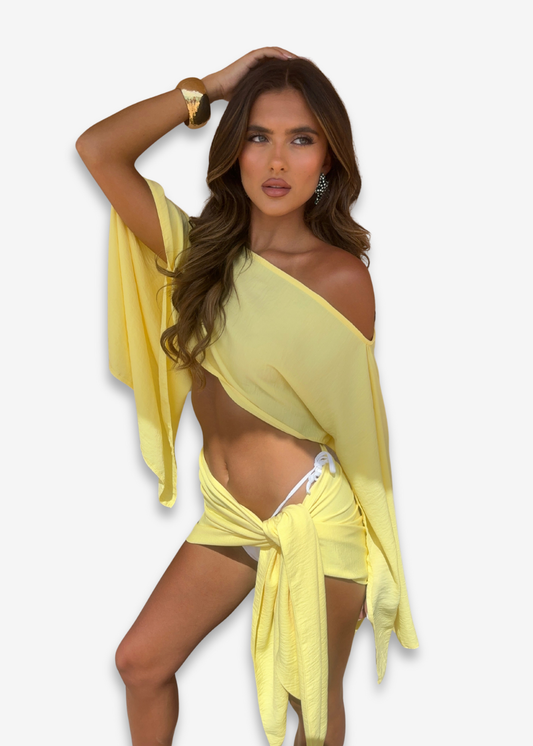 Carmen | conjunto de pareo de limón