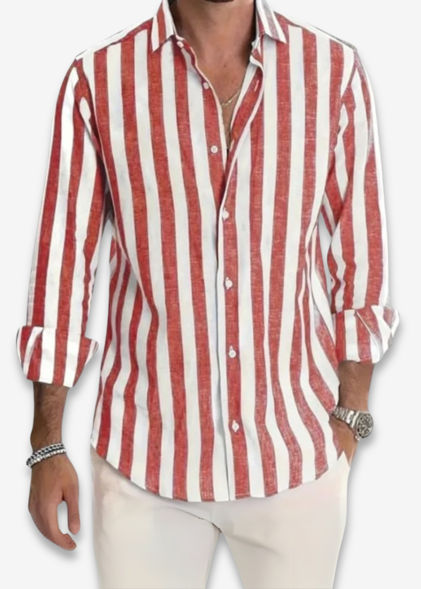 Camisa de verano a rayas