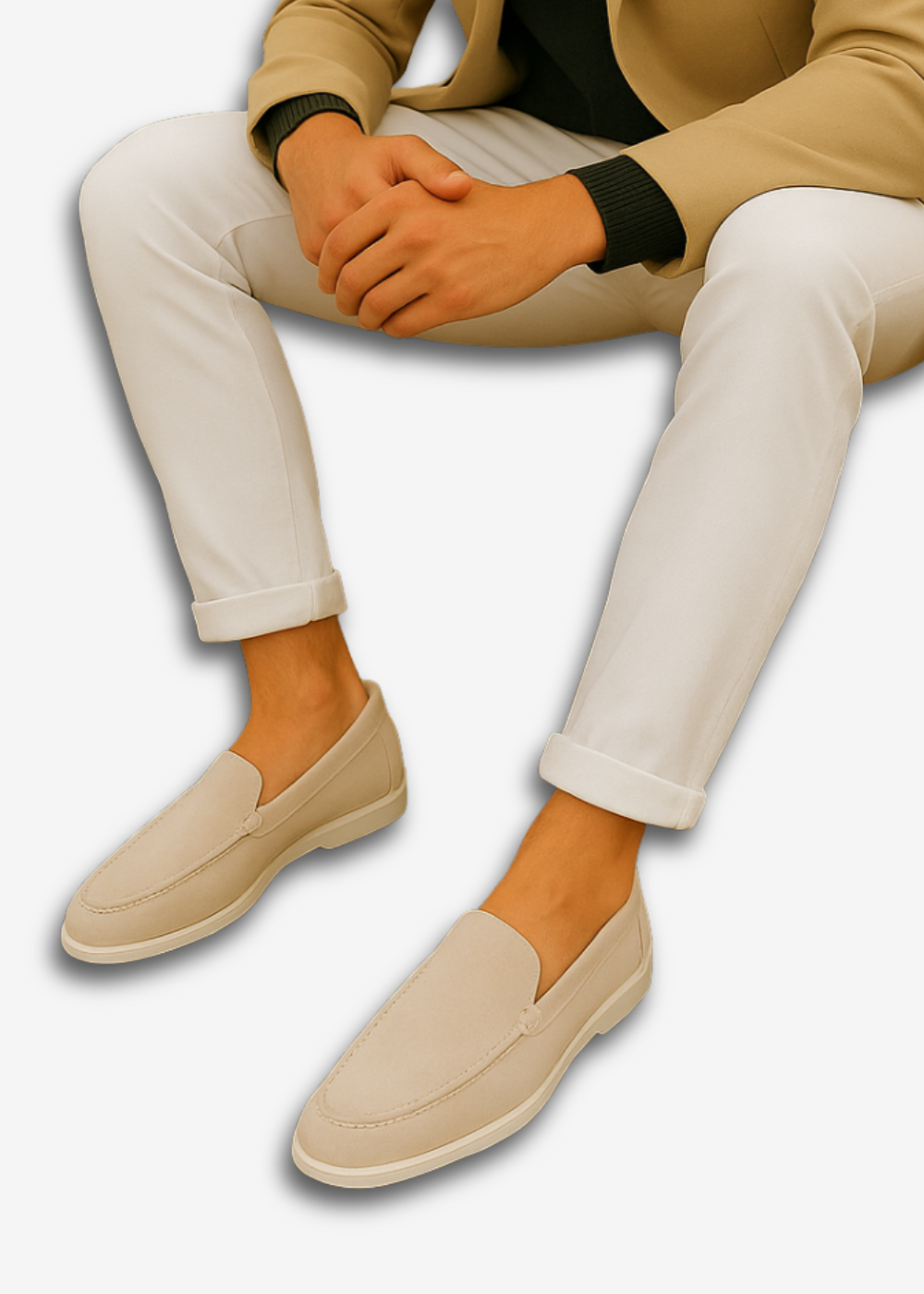 Mocasines informales de ante