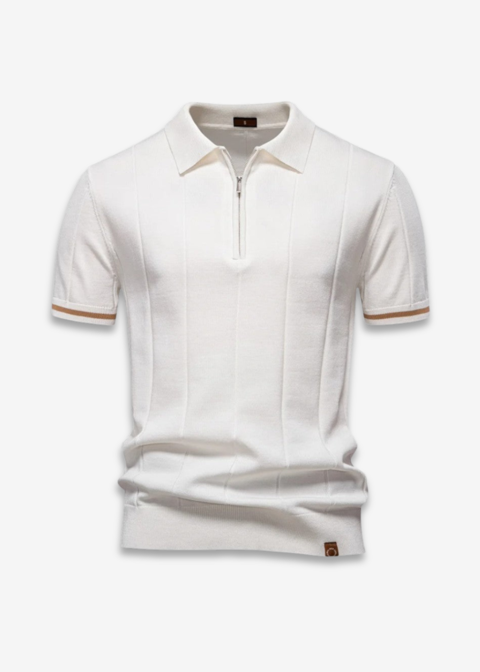 Polo con cremallera