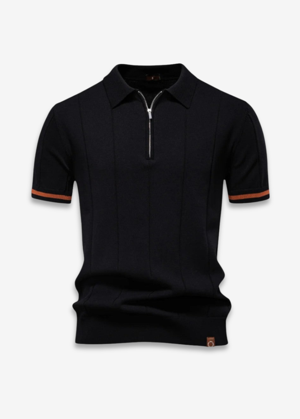 Polo con cremallera