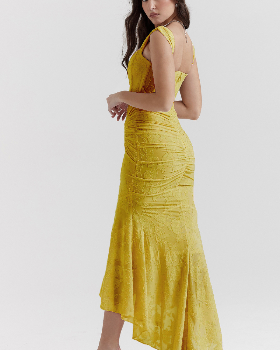 Valeria | vestido elegante de cintura alta