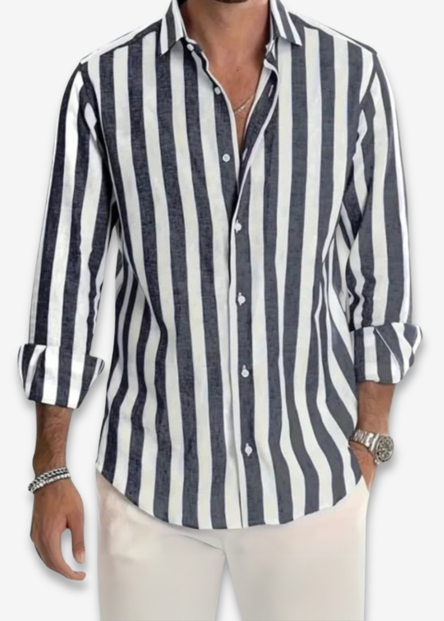 Camisa de verano a rayas