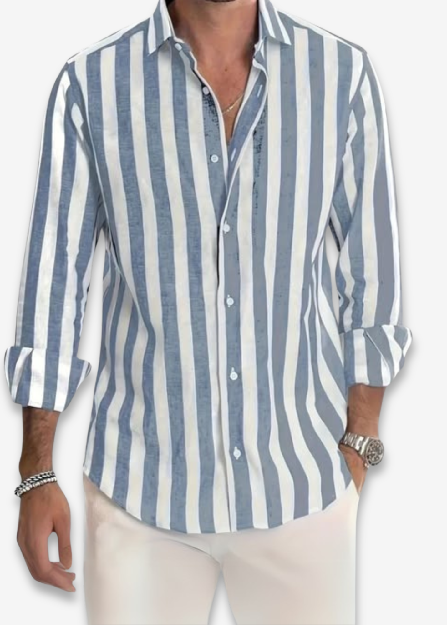 Camisa de verano a rayas