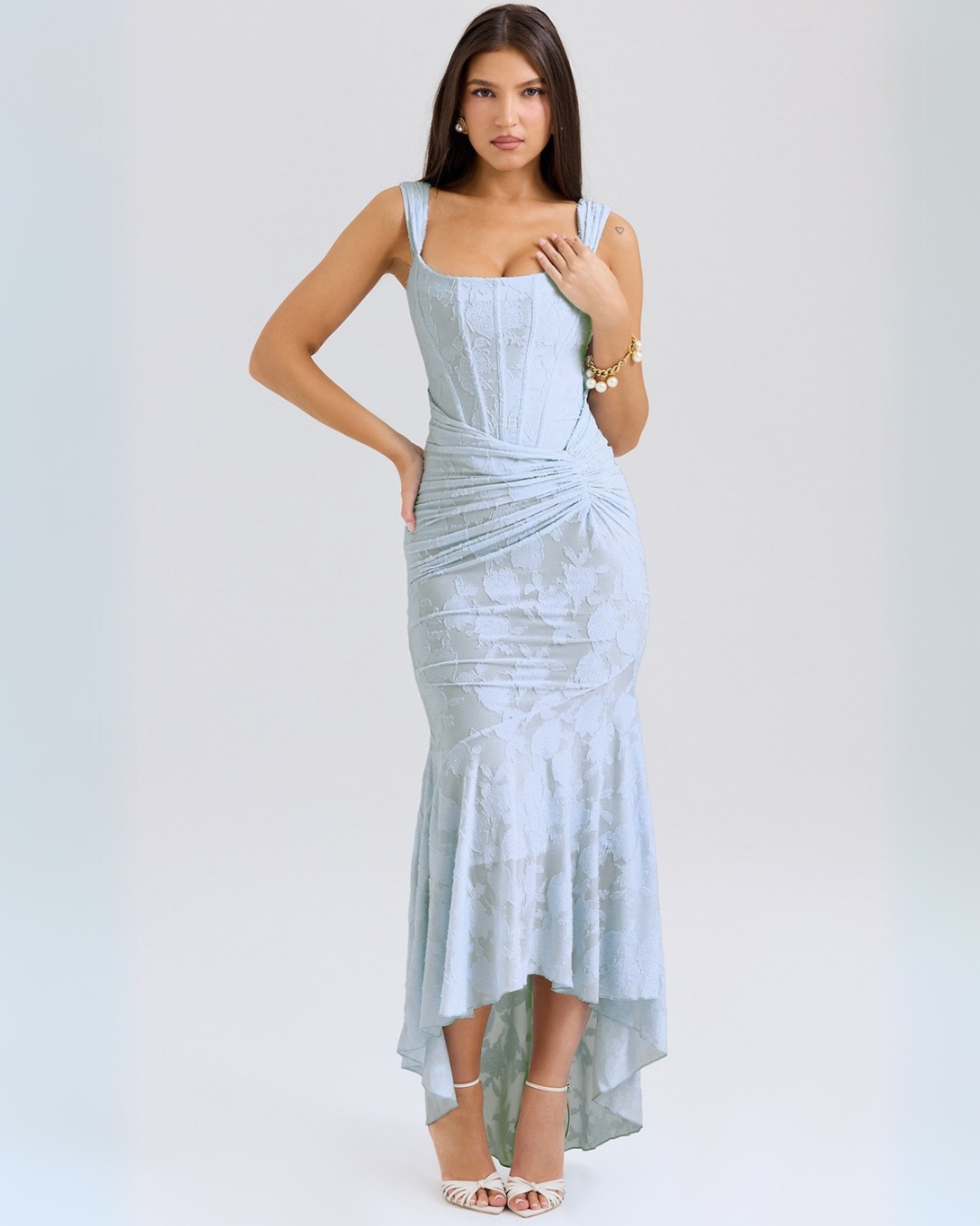 Valeria | vestido elegante de cintura alta