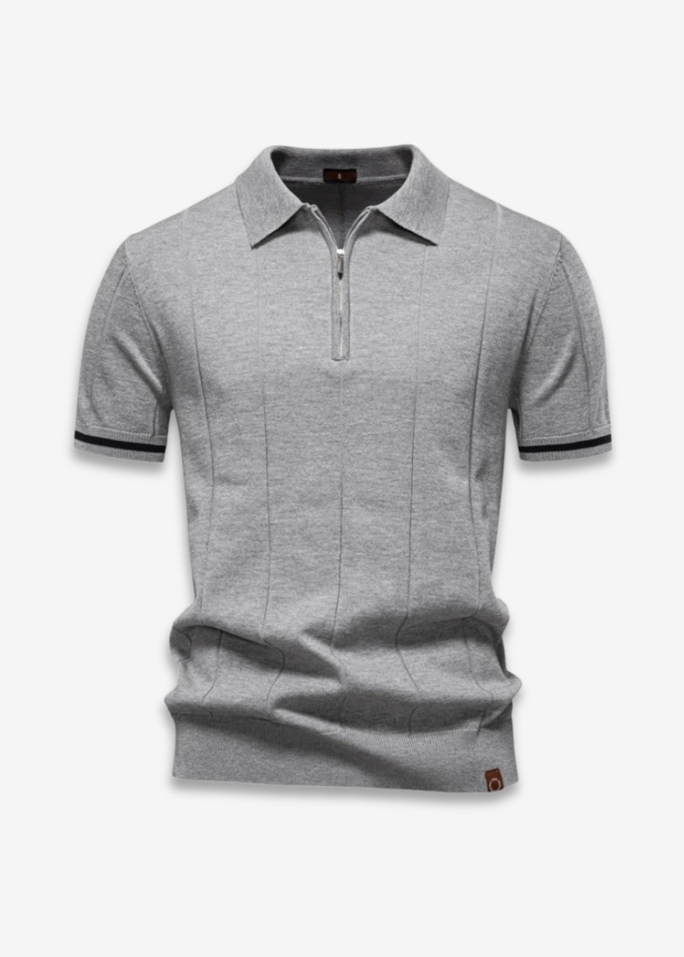 Polo con cremallera