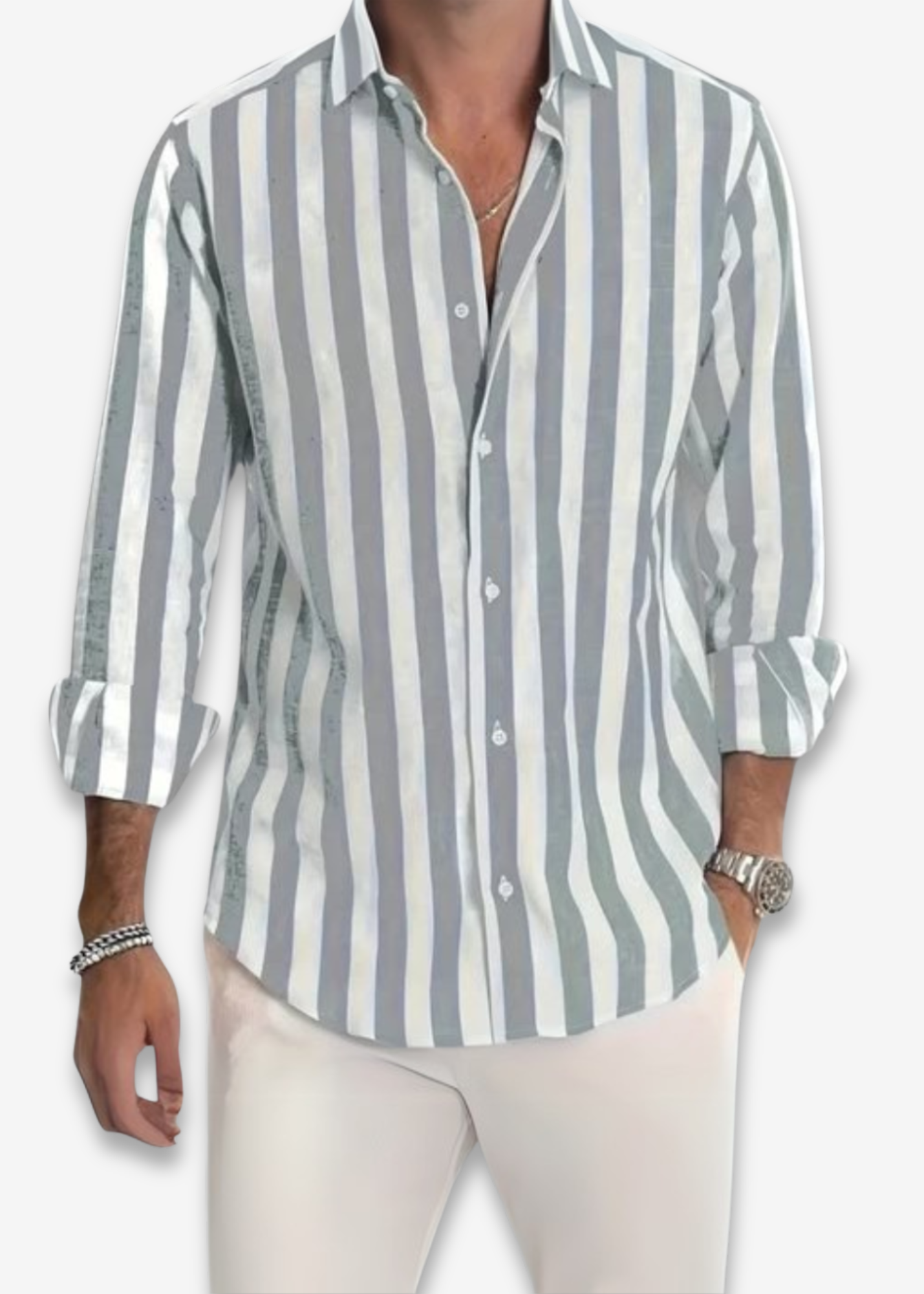 Camisa de verano a rayas