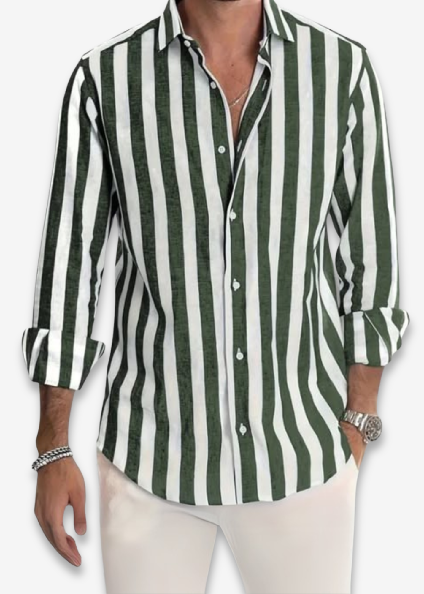 Camisa de verano a rayas