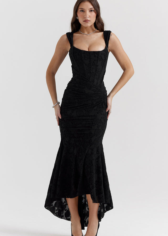 Valeria | vestido elegante de cintura alta