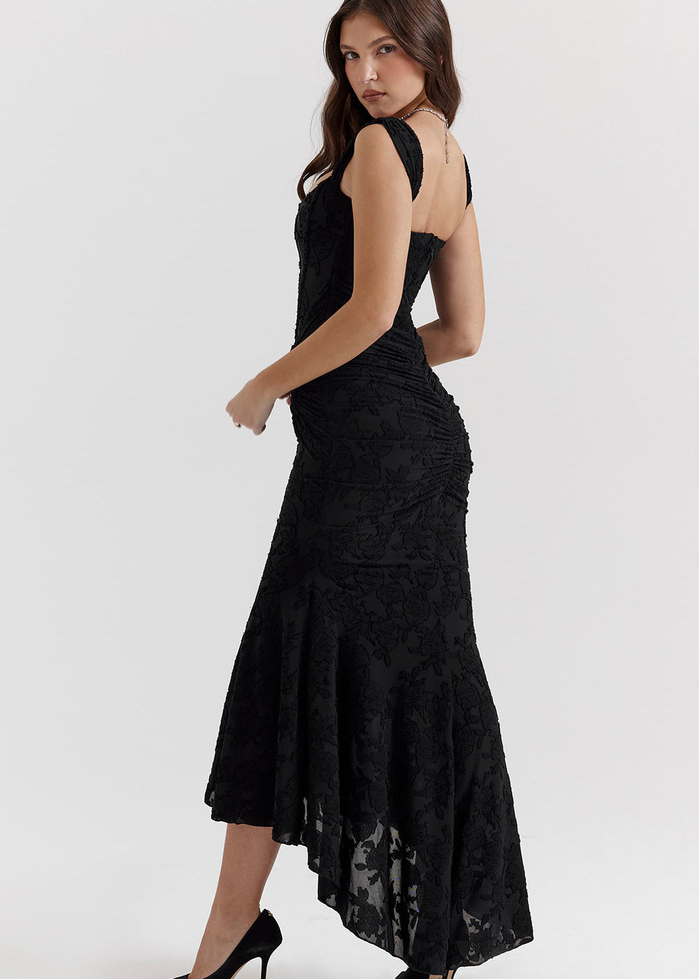 Valeria | vestido elegante de cintura alta