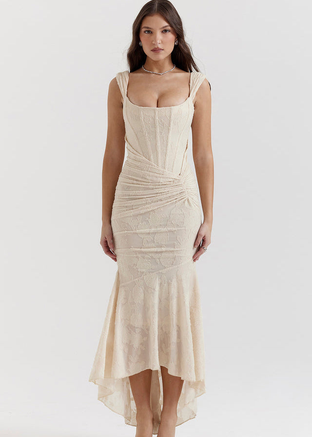 Valeria | vestido elegante de cintura alta