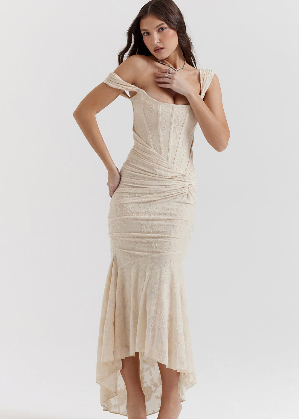 Valeria | vestido elegante de cintura alta