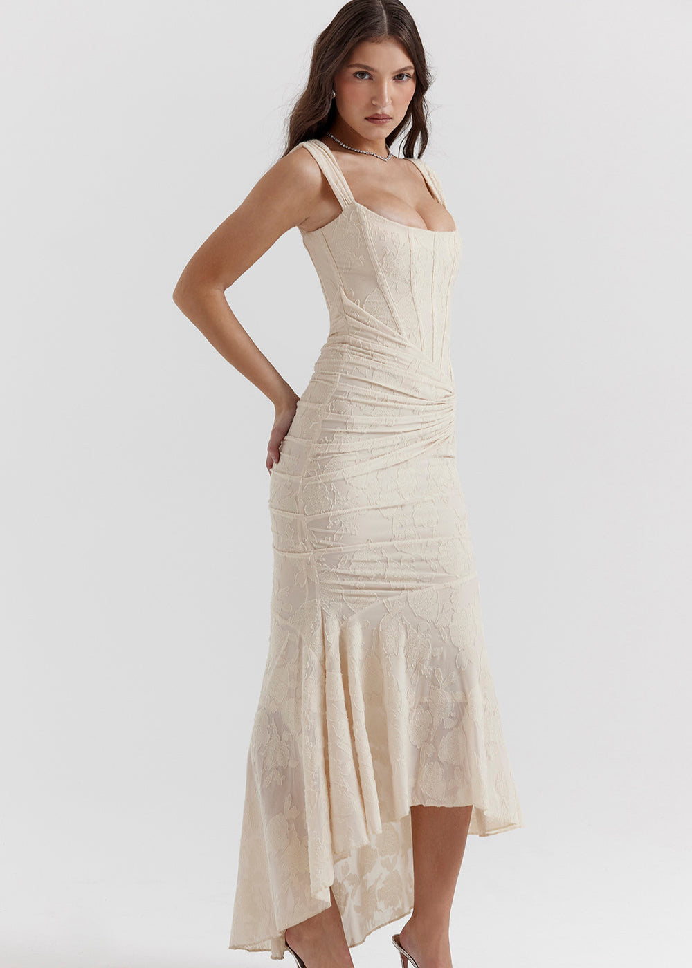 Valeria | vestido elegante de cintura alta