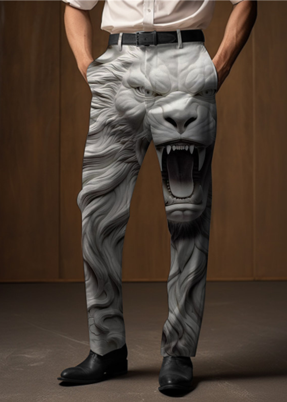 Álvaro | Pantalones góticos punk con calaveras para hombre – perfectos para Halloween