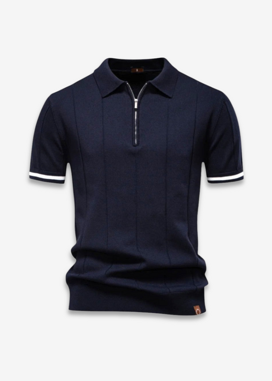 Polo con cremallera