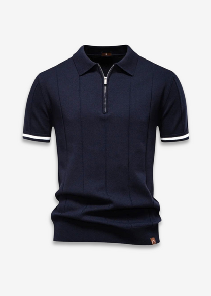 Polo con cremallera