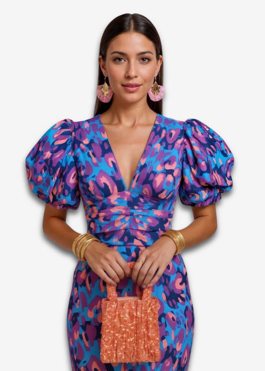 Vestido Fuego Tropical