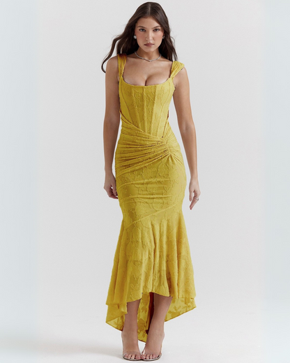 Valeria | vestido elegante de cintura alta