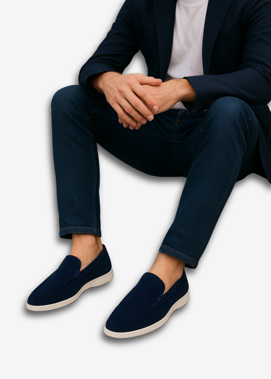 Mocasines informales de ante