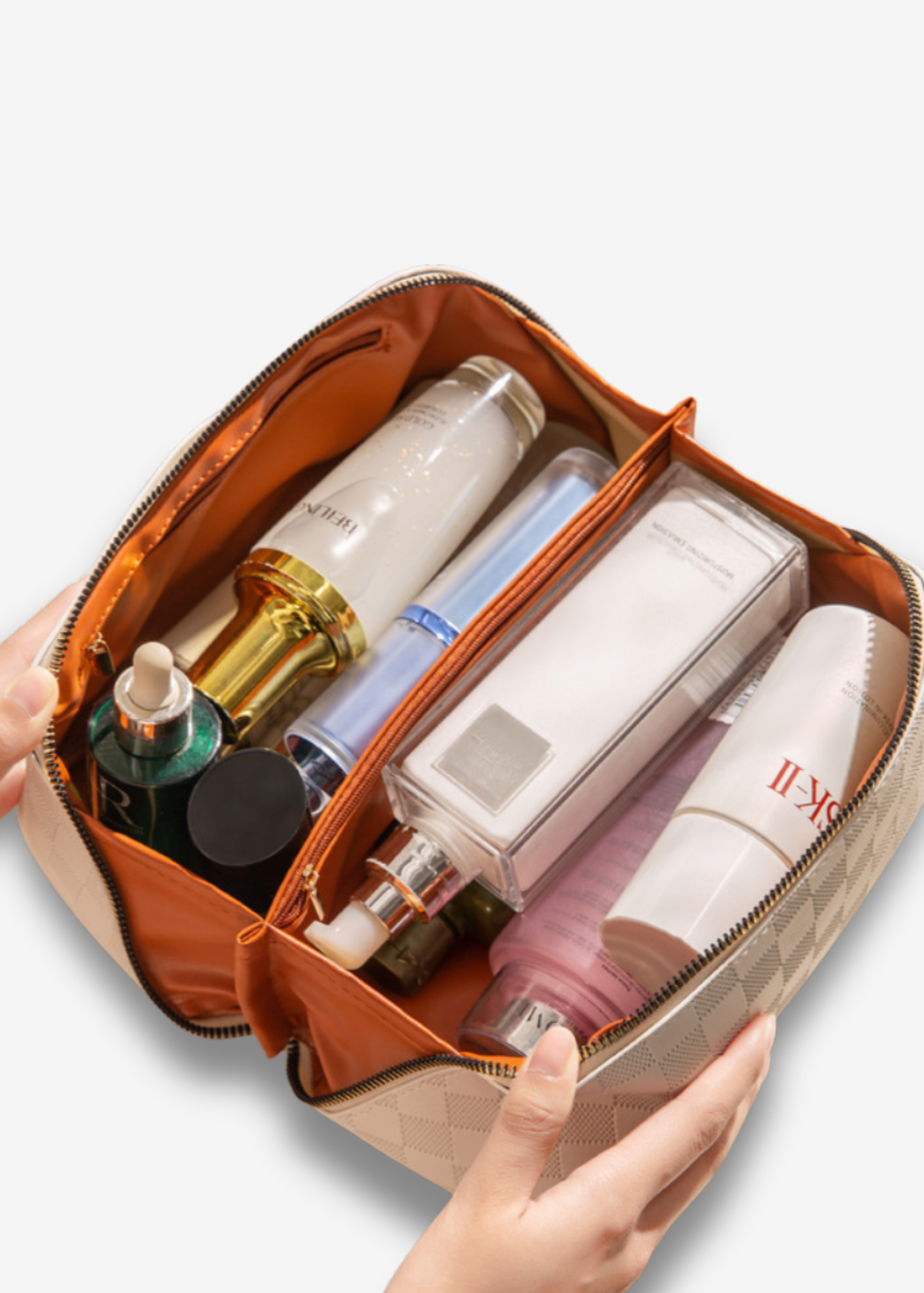 La bolsa de maquillaje glow & go