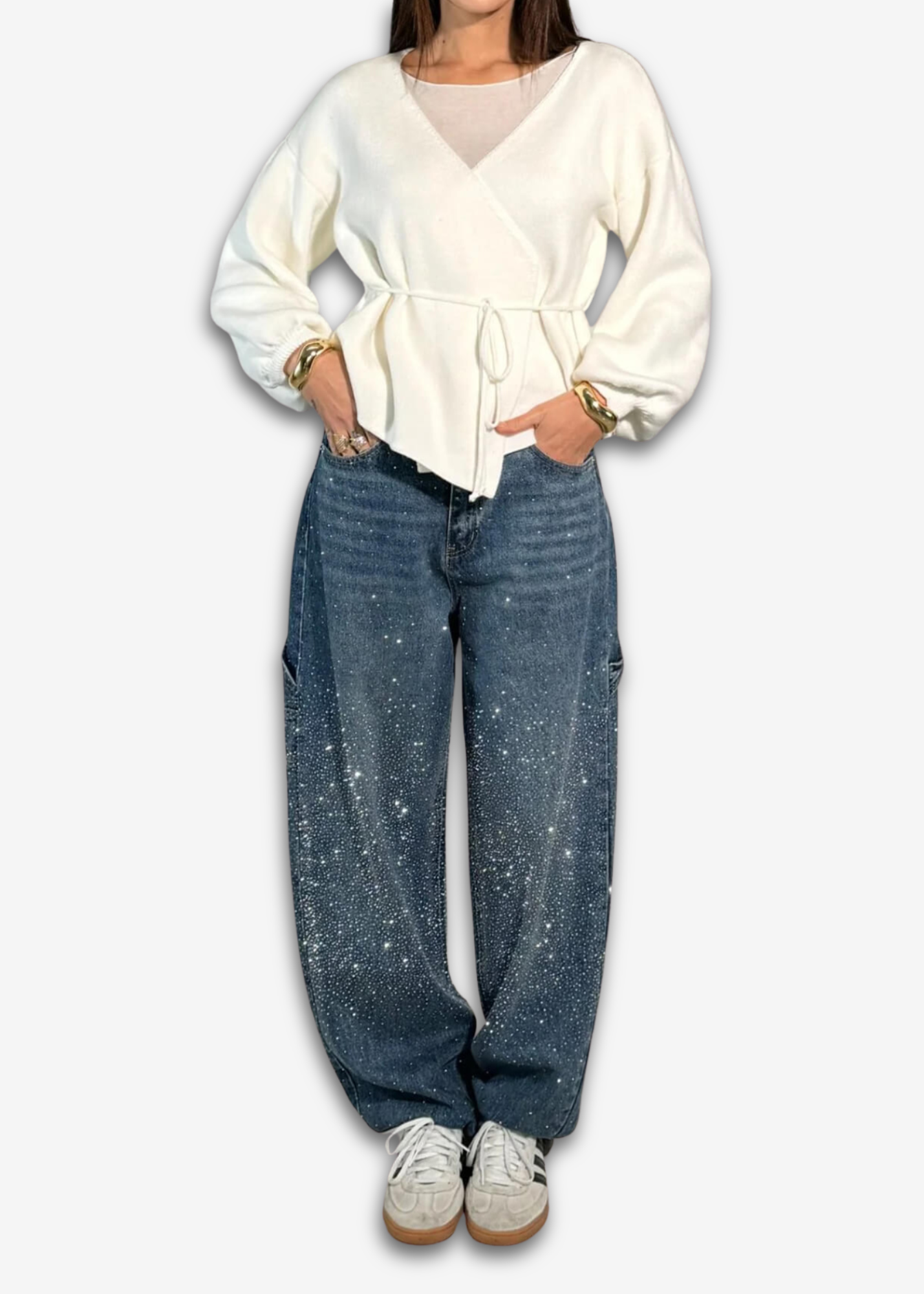 Vaqueros oversize elegantes