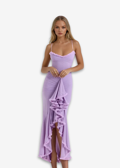 Rosa | encantador vestido con volantes