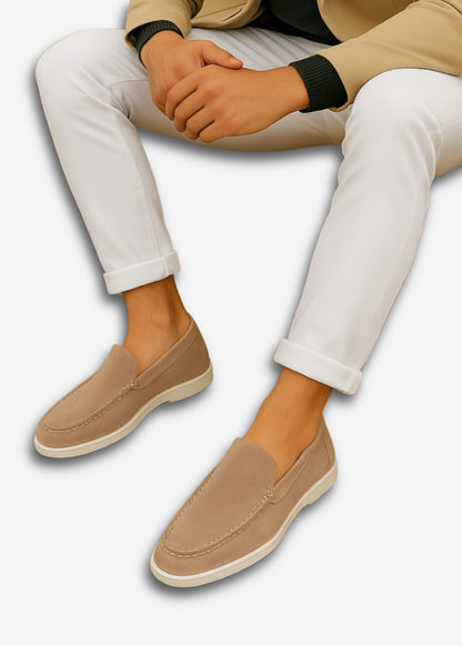 Mocasines informales de ante