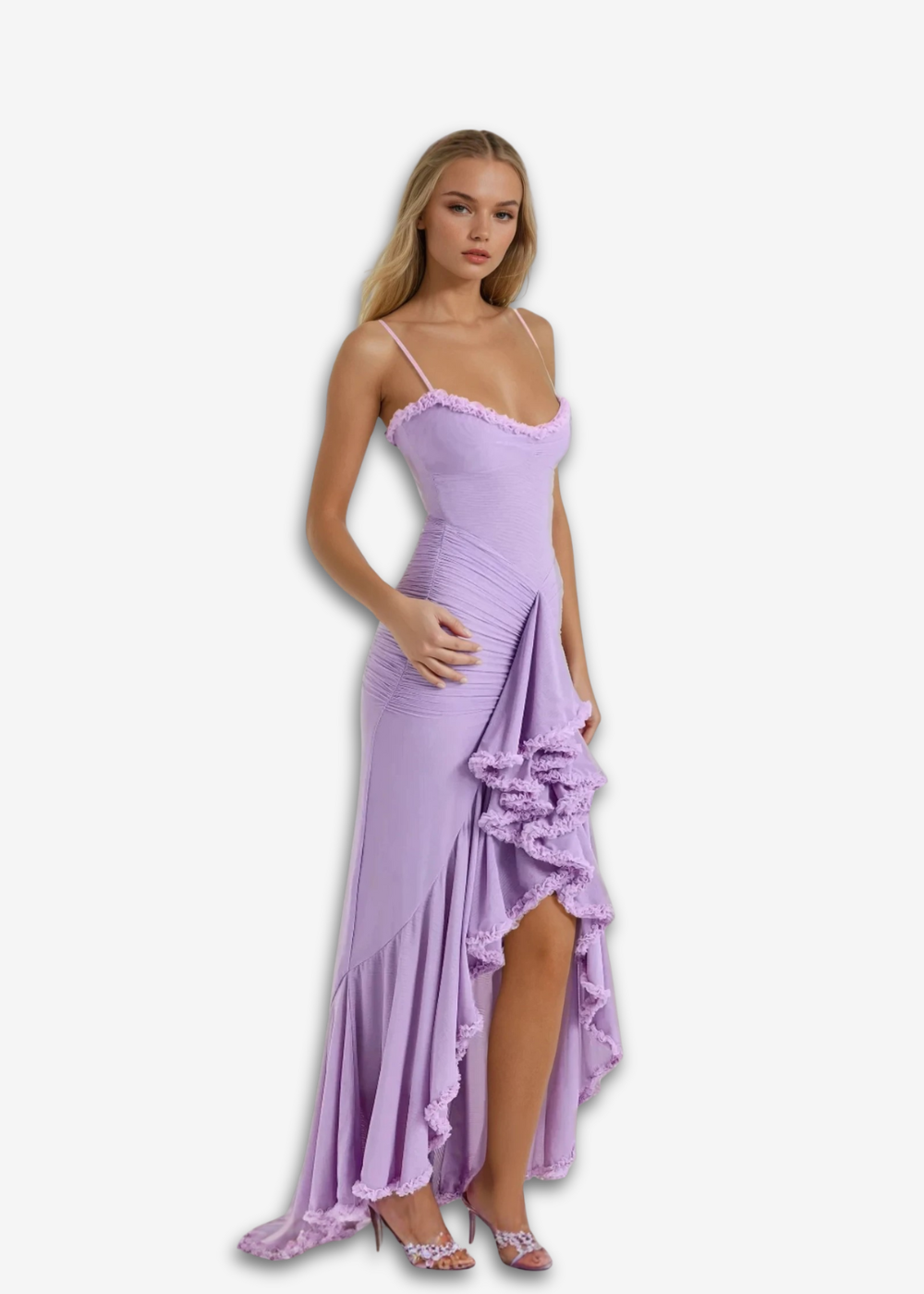 Rosa | encantador vestido con volantes