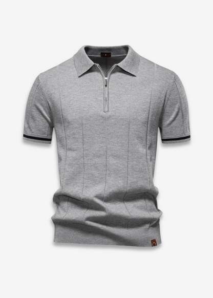 Polo con cremallera