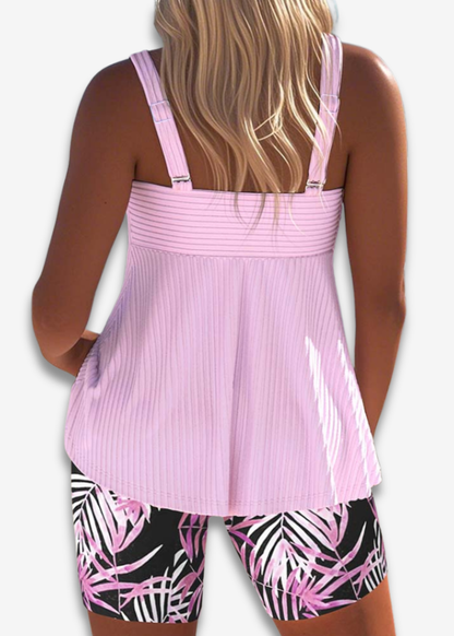 Conjunto tankini colorido