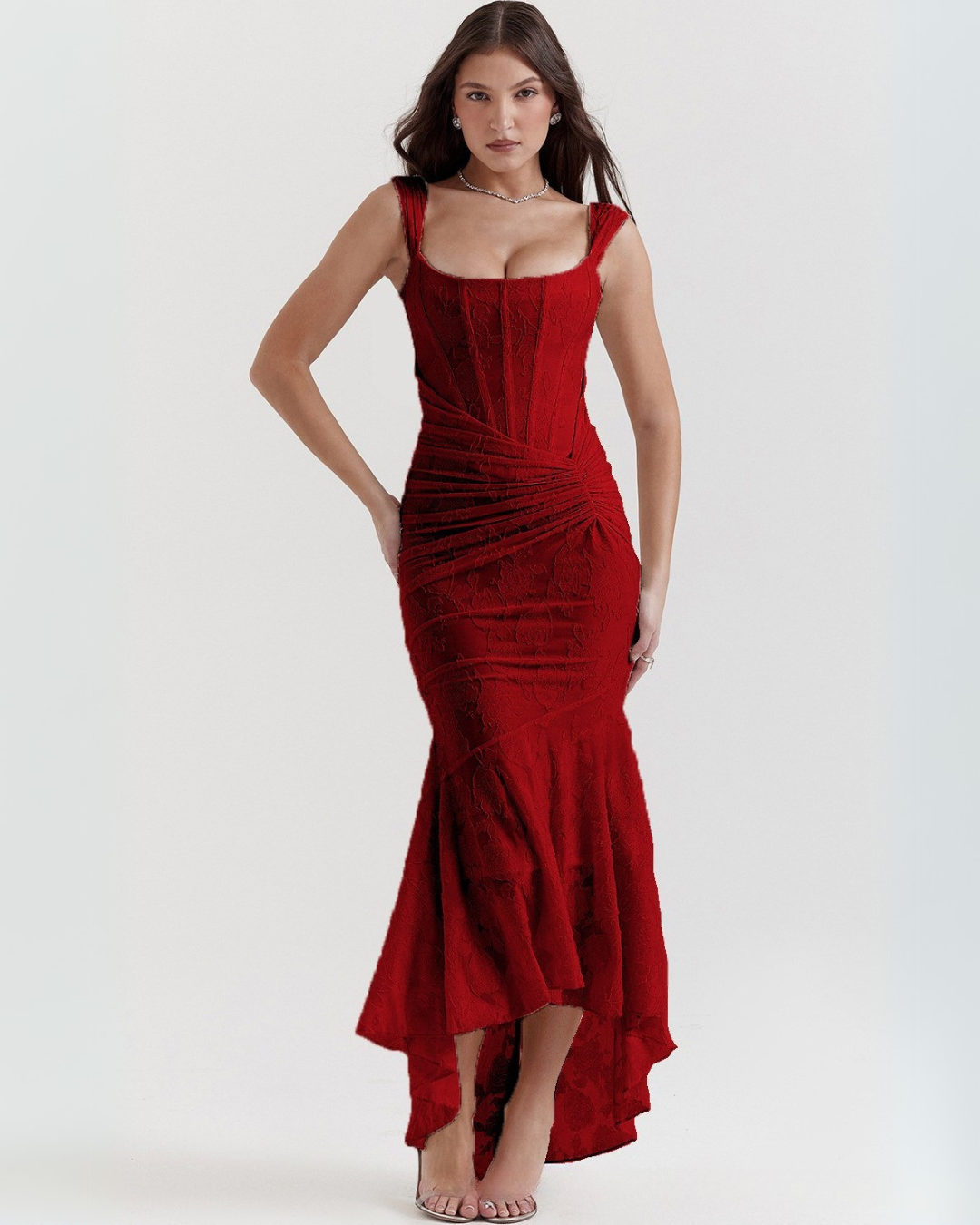Valeria | vestido elegante de cintura alta