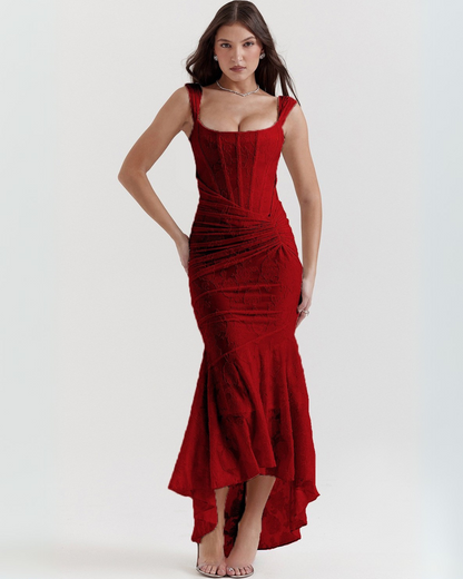 Valeria | vestido elegante de cintura alta