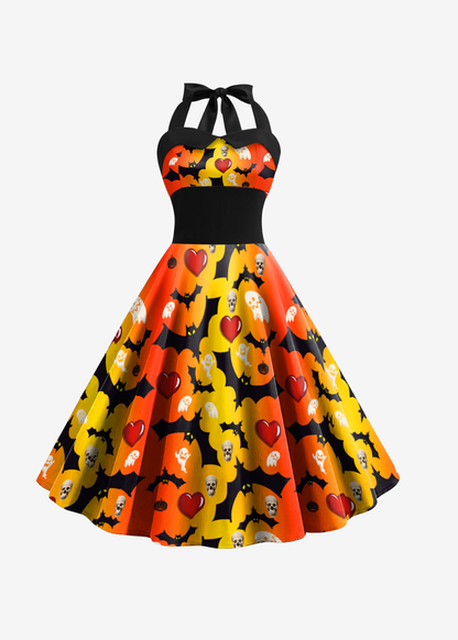 Maya | Vestido de Calabaza para Halloween para Mujer – Disfraz Elegante para Fiestas